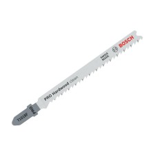 Bosch Powertool Accessories PRO Hardwood clean T101BF Jigsaw Blade 100mm Pack of 5