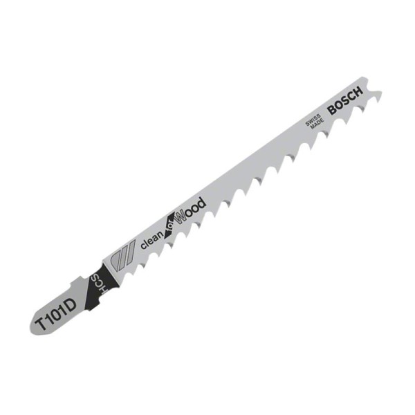 Bosch Powertool Accessories T 101 D Clean for Wood Jigsaw Blade 100mm Pack of 5 Bosch Powertool Accessories T 101 D Clean for Wood Jigsaw Blade 100mm Pack of 5
