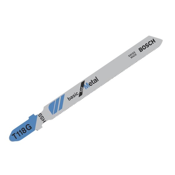 Bosch Powertool Accessories T 118 G Basic for Metal Jigsaw Blade 92mm Pack of 5 Bosch Powertool Accessories T 118 G Basic for Metal Jigsaw Blade 92mm Pack of 5