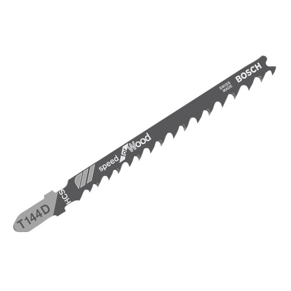 Bosch Powertool Accessories T 144 D Speed for Wood Jigsaw Blade 100mm Pack of 5 Bosch Powertool Accessories T 144 D Speed for Wood Jigsaw Blade 100mm Pack of 5
