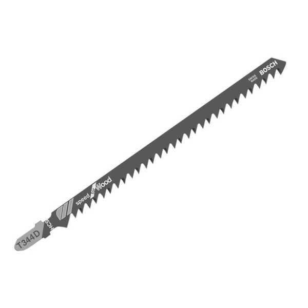 Bosch Powertool Accessories T 344 D Speed for Wood Jigsaw Blade 152mm Pack of 5 Bosch Powertool Accessories T 344 D Speed for Wood Jigsaw Blade 152mm Pack of 5