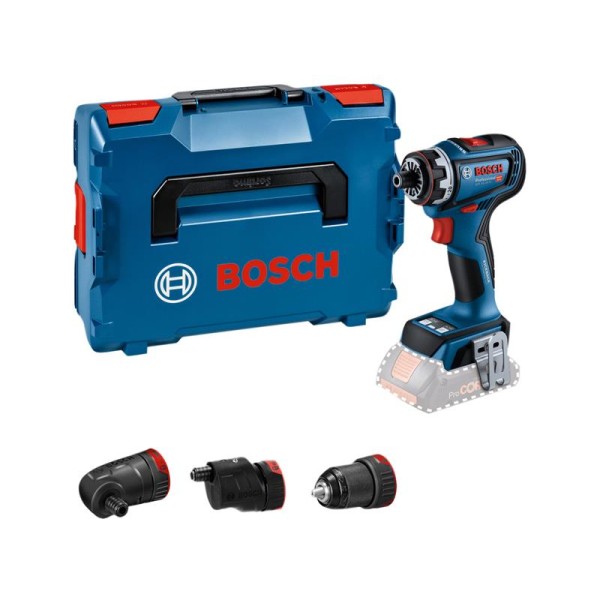 Bosch GSR 18V-90 FC Pro FlexiClick Drill Driver + 3 Attachments in Case 18V Bare Unit Bosch GSR 18V-90 FC Pro FlexiClick Drill Driver + 3 Attachments in Case 18V Bare Unit
