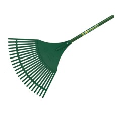 Bulldog Evergreen Plastic Leaf Rake Aluminium Shaft