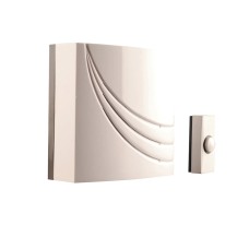 Byron 761 Wired Wall Mounted Electronic Doorbell with 8 Melodies