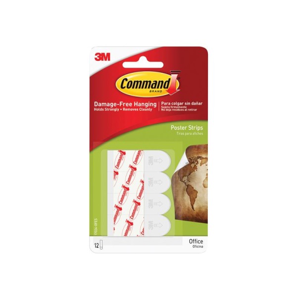 Command™ Poster Strips (12 Strips) Command™ Poster Strips (12 Strips)