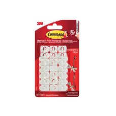 Command™ White Decorating Clips (20 Clips + 24 Strips)
