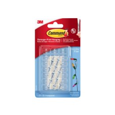Command™ Clear Decorating Clip (20 Clips + 24 Strips)