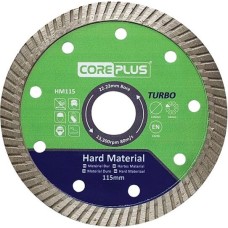 CorePlus HM115 Hard Material Turbo Diamond Blade 115mm