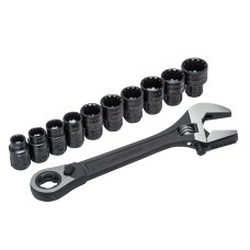 Crescent® X6™ Pass-Thru™ Adjustable Wrench Set, 11 Piece