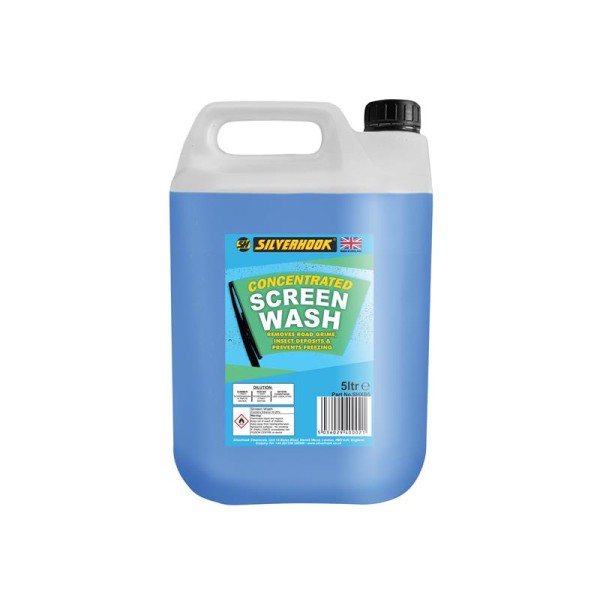Silverhook Concentrated All Seasons Screenwash 5 litre Silverhook Concentrated All Seasons Screenwash 5 litre
