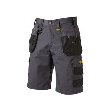 DEWALT Cheverley Lightweight Grey Polycotton Shorts Waist 34in