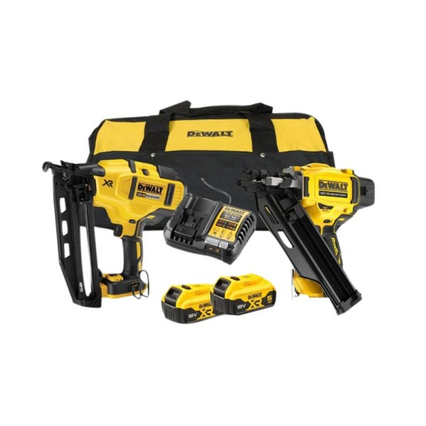 DeWALT Power Tools DCK246P2 XR Nailer Kit 18V 2 x 5.0Ah Li-ion DeWALT Power Tools DCK246P2 XR Nailer Kit 18V 2 x 5.0Ah Li-ion