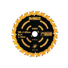 DEWALT Cordless Extreme Framing Circular Saw Blade 165 x 20mm x 24T