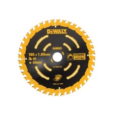 DEWALT Cordless Extreme Framing Circular Saw Blade 165 x 20mm x 40T