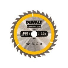 DEWALT Portable Construction Circular Saw Blade 160 x 20mm x 30T