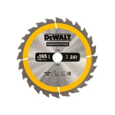 DEWALT Portable Construction Circular Saw Blade 165 x 20mm x 24T