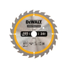 DEWALT Cordless Construction Trim Saw Blade 165 x 20mm x 24T