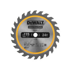 DEWALT DT20420 TCT Construction Circular Saw Blade 115 x 9.5mm x 24T