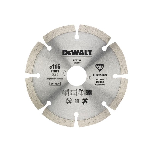 DEWALT Dry Diamond Blade 115mm (2 Pack) DEWALT Dry Diamond Blade 115mm (2 Pack)