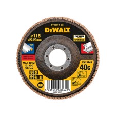 DEWALT Extreme Flap Disc 115 x 22.2mm 40G