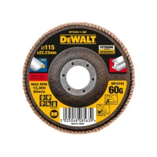 DEWALT Extreme Flap Disc 115 x 22.2mm 60G