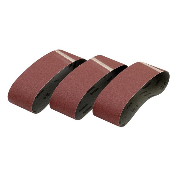 DEWALT Sanding Belt 533 x 75mm 80G Pack of 3 DEWALT Sanding Belt 533 x 75mm 80G Pack of 3