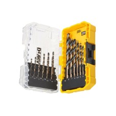 DEWALT DT70728 Black & Gold HSS Drill Set, 19 Piece