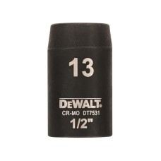 DEWALT DT7531 1/2in Shallow Impact Socket 13mm