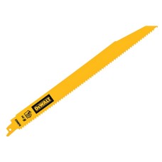 DEWALT Bi-Metal Wood Demolition Reciprocating Blade 304mm x 6 TPI (Pack 5)