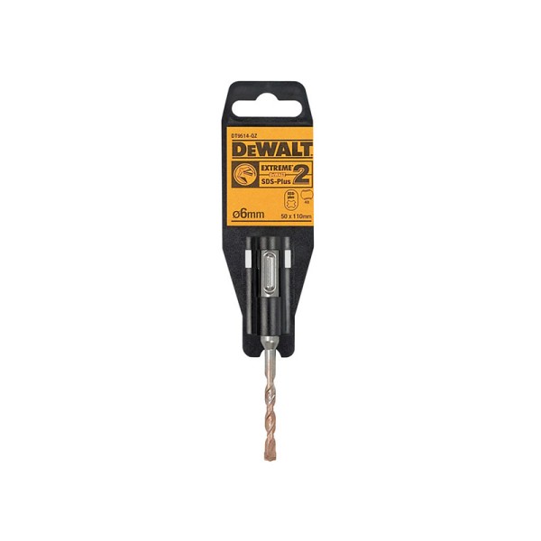 DEWALT SDS Plus EXTREME 2® Drill Bit 6 x 110mm DEWALT SDS Plus EXTREME 2® Drill Bit 6 x 110mm