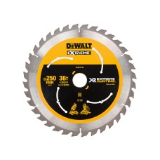 DEWALT Extreme Runtime FlexVolt Mitre Saw Blade 250 x 30mm x 36T