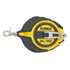 DeWALT Hand Tools Steel Long Tape Measure 30m/100ft (Width 12mm)