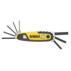 DeWALT Hand Tools Metric Folding / Locking Hex Key Set, 8 Piece