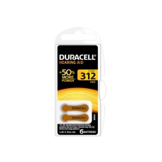 Duracell Specialty Hearing Aid Batteries Size 312 (6 Pack)