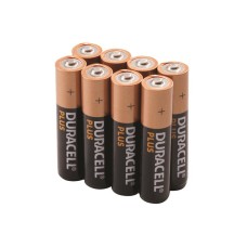 Duracell AAA Cell Plus Power RO3A/LR0 Batteries (Pack 8)