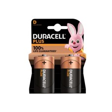 Duracell D Cell Plus Power +100% Batteries (Pack 2)
