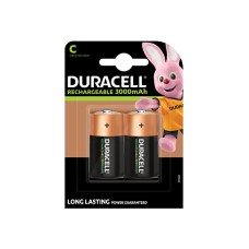 Duracell C Cell 3000Mah Rechargeable Batteries (Pack 2)