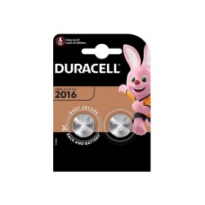 Duracell CR2016 Coin Lithium Battery (Pack 2)
