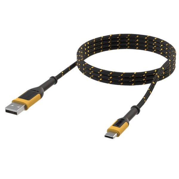 DEWALT Telecoms USB A to USB C Reinforced Charging Cable 1.8m (6ft) DEWALT Telecoms USB A to USB C Reinforced Charging Cable 1.8m (6ft)