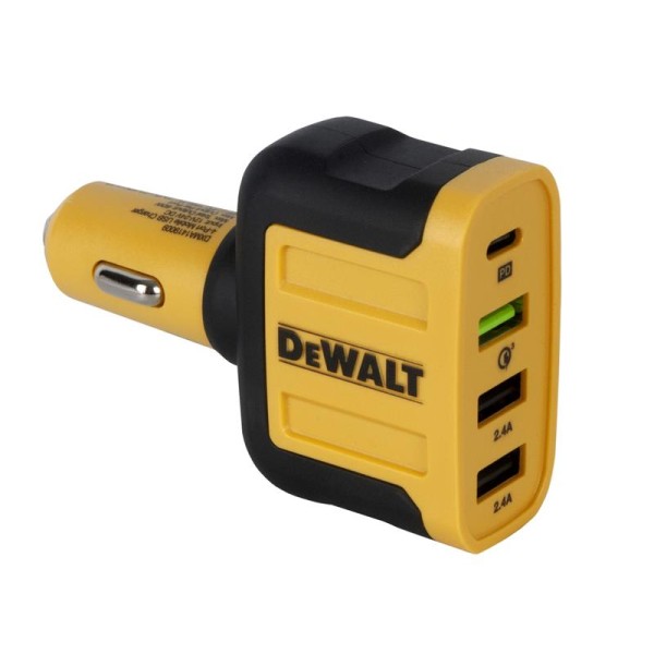 DEWALT Telecoms 4-Port Mobile USB PD Charger 60W DEWALT Telecoms 4-Port Mobile USB PD Charger 60W