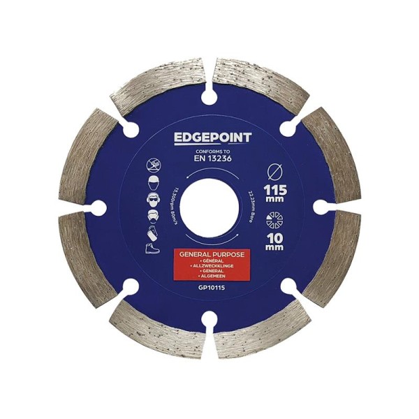 EdgePoint GP10115 General-Purpose Diamond Blade 115mm EdgePoint GP10115 General-Purpose Diamond Blade 115mm