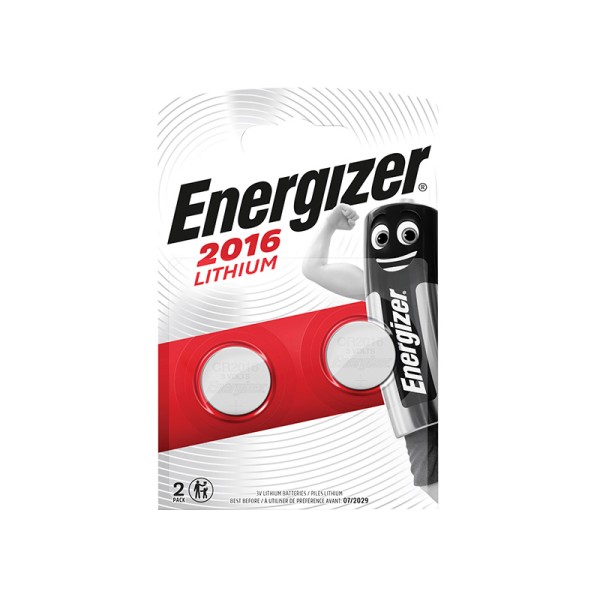 Energizer® CR2016 Coin Lithium Battery (Pack 2) Energizer® CR2016 Coin Lithium Battery (Pack 2)