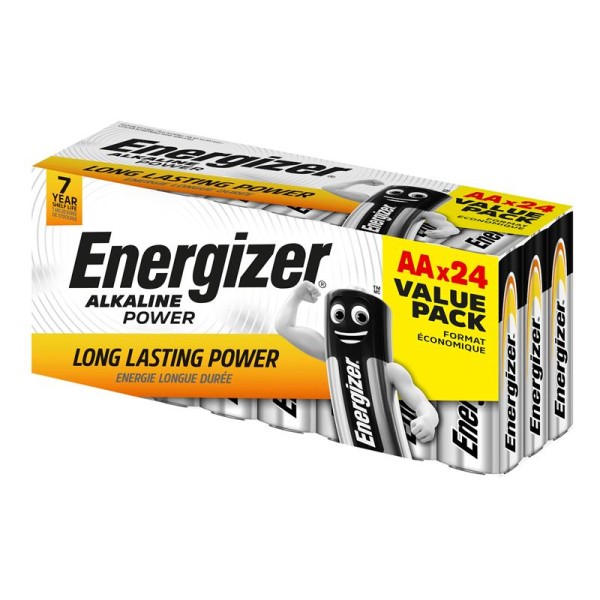 Energizer® AA Cell Alkaline Power Batteries (Pack 24) Energizer® AA Cell Alkaline Power Batteries (Pack 24)