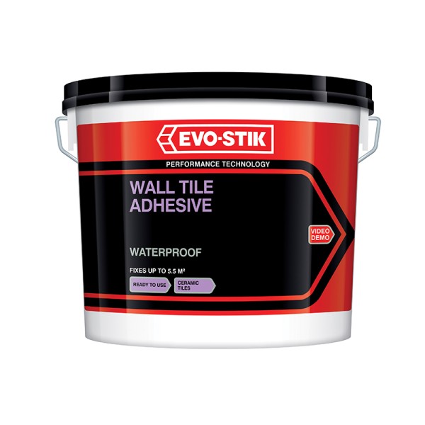 EVO-STIK Waterproof Wall Tile Adhesive 2.5 litre EVO-STIK Waterproof Wall Tile Adhesive 2.5 litre