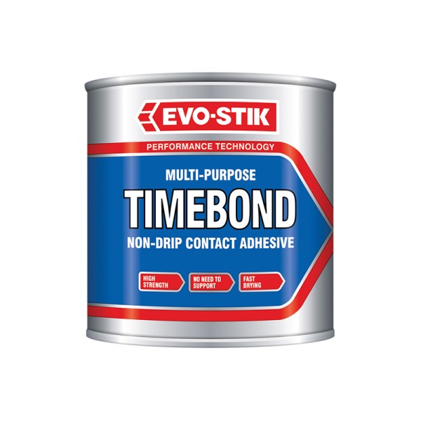 EVO-STIK Timebond Contact Adhesive 1 Litre EVO-STIK Timebond Contact Adhesive 1 Litre