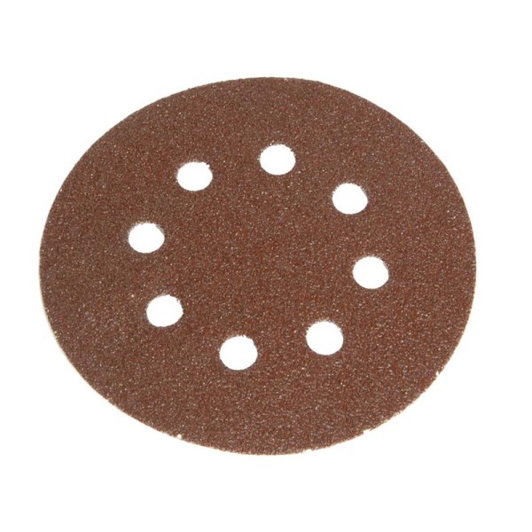 Faithfull Hook & Loop Sanding Disc DID3 Holed 125mm x 80G (Pack 5) Faithfull Hook & Loop Sanding Disc DID3 Holed 125mm x 80G (Pack 5)