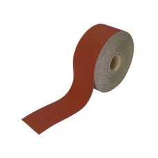 Faithfull Aluminium Oxide Sanding Paper Roll Red Heavy-Duty 115mm x 50m 40G