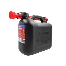 Faithfull Plastic Fuel Can Black 5 litre