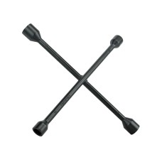 Faithfull 4-Way Wheel Brace Black Powder Coated 14in