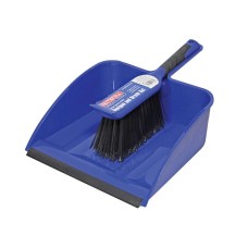 Faithfull Large Plastic Dustpan & Brush Set